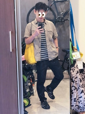 「phenix（フェニックス）のアイテム」を使った、MiRaRさん（メンズ・167cm）の春コーディネート