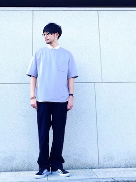 Shirou Takemotoさん（メンズ・171cm）の春コーディネート