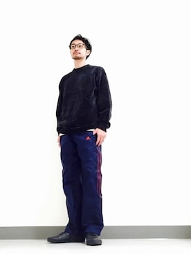 「BEAUTY&YOUTH UNITED ARROWS（ビューティーアンドユースユナイテッドアローズ）のアイテム（ニット/セーター、その他）」を使った、Shirou Takemotoさん（メンズ・171cm）の秋コーディネート