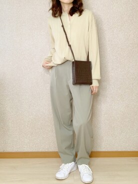 リングを使った ミントグリーン パンツ の人気ファッションコーディネート Wear