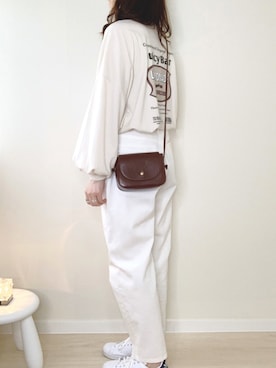 「shopnikoniko」｜ももたさん（レディース・170cm）の春コーディネート