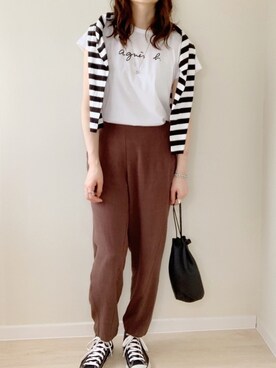 ももたさん(レディース・170cm)の夏コーディネート