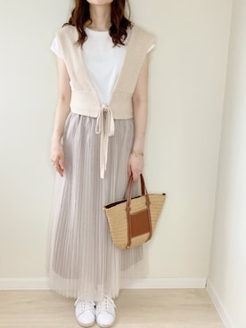 「スボーツミックス」｜「アイテム（バッグ）」を使った、ももたさん（レディース・170cm）の夏コーディネート