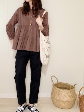 ももたさん（レディース・170cm）の秋コーディネート