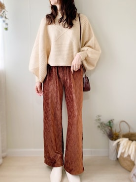 ももたさん(レディース・170cm)の冬コーディネート