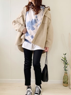 ももたさん（レディース・170cm）の冬コーディネート