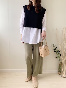 ももたさん（レディース・170cm）の冬コーディネート