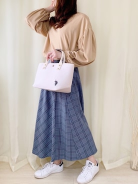 ももたさん（レディース・170cm）の春コーディネート