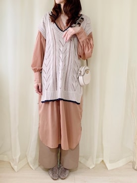 ももたさん(レディース・170cm)の春コーディネート