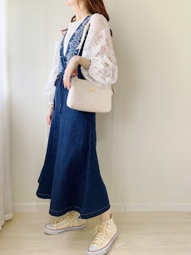 ももたさん（レディース・170cm）の春コーディネート