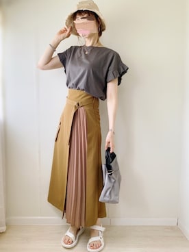 ももたさん（レディース・170cm）の夏コーディネート