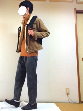 tebaさん(メンズ・166cm)の冬コーディネート