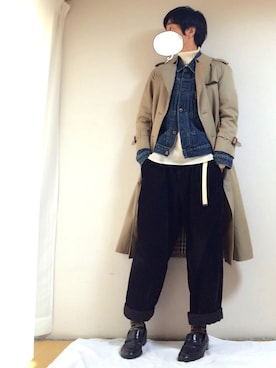 tebaさん(メンズ・166cm)の冬コーディネート