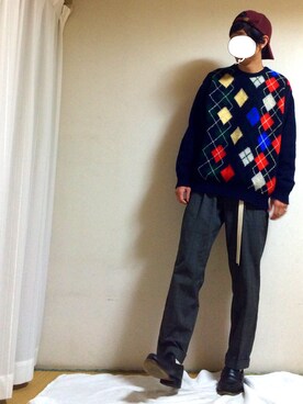 tebaさん（メンズ・166cm）の冬コーディネート