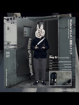 「Universal Works（ユニバーサルワークス）のアイテム」を使った、donttellmommyさん（メンズ・184cm）の春コーディネート