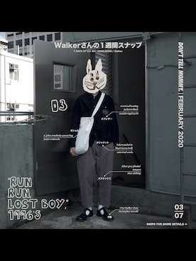 「Universal Works（ユニバーサルワークス）のアイテム」を使った、donttellmommyさん（メンズ・184cm）の春コーディネート