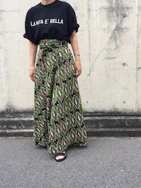 「SaaCha（サーチャ）のアイテム」を使った、saaさん（レディース・160cm）の夏コーディネート