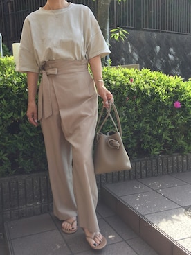 「SaaCha（サーチャ）のアイテム」を使った、saaさん（レディース・160cm）の夏コーディネート