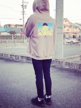 「DLSM（ディーエルエスエム）のアイテム」を使った、DAICHIさん（メンズ・170cm）の春コーディネート