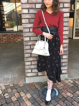 「サマンサタバサ」｜「アイテム（バレエシューズ）」を使った、kanyaさん（レディース・162cm）の春コーディネート