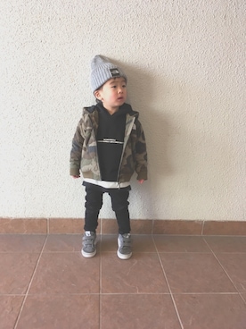 kantamaさん（キッズ・90cm）の冬コーディネート