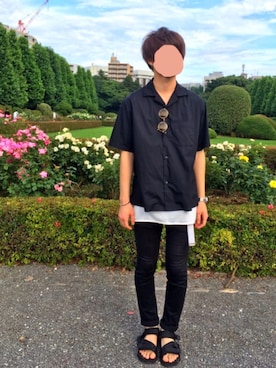 つっちさん（メンズ・177cm）の夏コーディネート