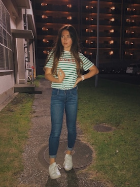 「kicks」｜「アイテム（アナログ腕時計）」を使った、ashley さん（レディース・166cm）の春コーディネート