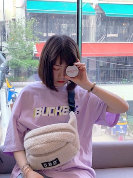 「5252（ゴーニーゴーニー）のアイテム（バッグ）」を使った、チォユさん（レディース・156cm）の秋コーディネート