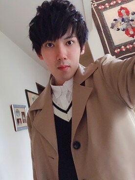 「SPADE（スペード）のアイテム（ジャケット/アウター）」を使った、 canoさん（メンズ・182cm）の冬コーディネート