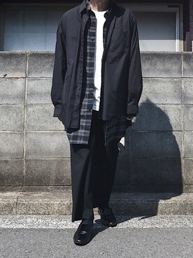 「フォロバ」｜「アイテム（スリッポン）」を使った、pELEさん（メンズ・170cm）の春コーディネート
