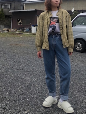 「Eddie Bauer（エディーバウアー）のアイテム（パンツ）」を使った、KOTOmiさん（レディース・158cm）の春コーディネート