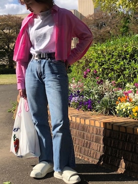 「freada」｜「アイテム（パンツ）」を使った、KOTOmiさん（レディース・158cm）の春コーディネート