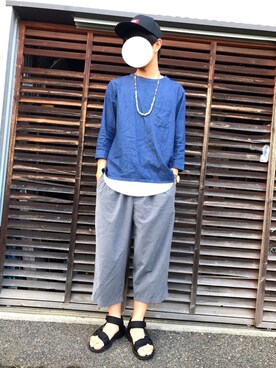 鯵さん（メンズ・168cm）の夏コーディネート