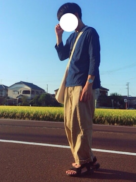 鯵さん（メンズ・168cm）の夏コーディネート