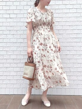 Natural Couture ナチュラルクチュール の フレアスリーブお上品ワンピース ワンピース Wear