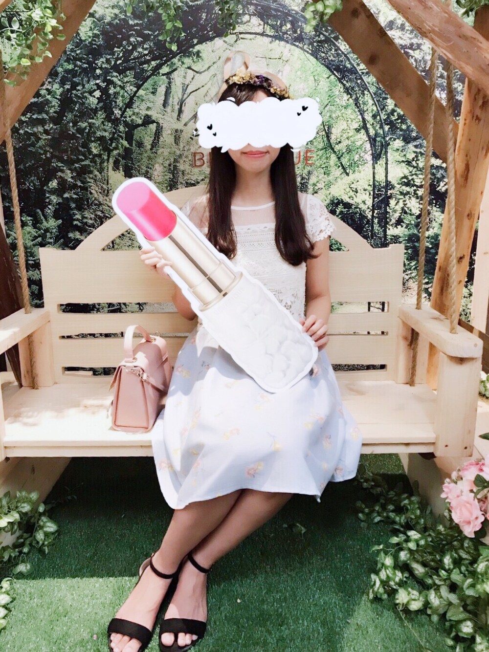 「Benefique、fuji flower」｜「earth music&ecologyのアイテム（スカート、ブルー系）」を使った、六さん（レディース・165cm）の秋コーディネートの1枚目の写真
