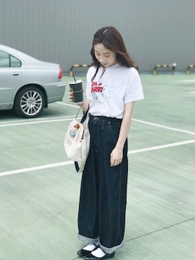 幣幣🧸🤎 ˎˊ˗さん（レディース・158cm）の夏コーディネート