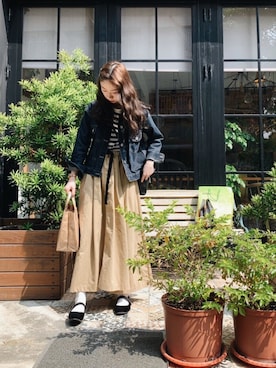 幣幣🧸🤎 ˎˊ˗さん(レディース・158cm)の春コーディネート