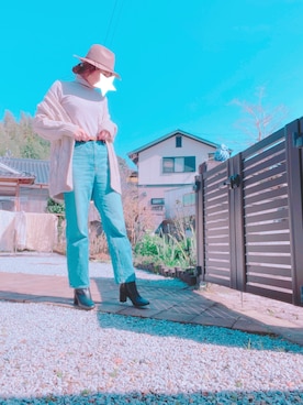 「アイテム（ブーティ）」を使った、Erieさん（レディース・170cm・30代）の冬コーディネート