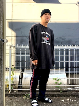 「HEAD（ヘッド）のアイテム」を使った、翔さん（メンズ・168cm）の秋コーディネート