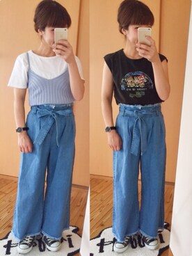 ⁑⁑ぁぃ⁑⁑さん（レディース・157cm）の夏コーディネート