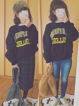 ⁑⁑ぁぃ⁑⁑さん（レディース・157cm）の冬コーディネート