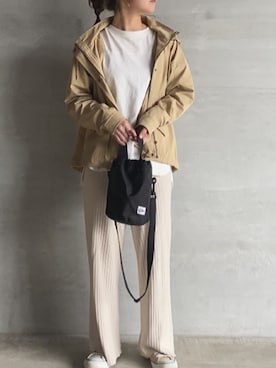 「URBAN RESEARCH Sonny Label（アーバンリサーチサニーレーベル）のマウンテンパーカー（マウンテンパーカー）」を使った、⁑⁑ぁぃ⁑⁑さん（レディース・157cm）の春コーディネート