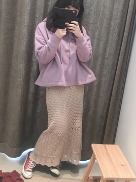 あやのさん（レディース・158cm）の冬コーディネート