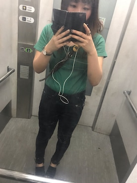 あやのさん（レディース・157cm）の夏コーディネート