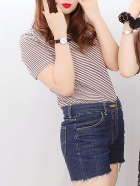 あやのさん（レディース・157cm）の夏コーディネート