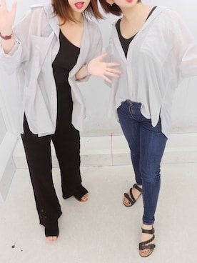 あやのさん（レディース・158cm）の夏コーディネート