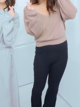 あやのさん（レディース・161cm）の秋コーディネート