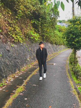 「semantic design（セマンティックデザイン）のアイテム（テーラードジャケット）」を使った、Taiyo1206さん（メンズ・164cm）の秋コーディネート