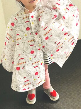 レインコート ポンチョを使った 西松屋 の人気ファッションコーディネート Wear